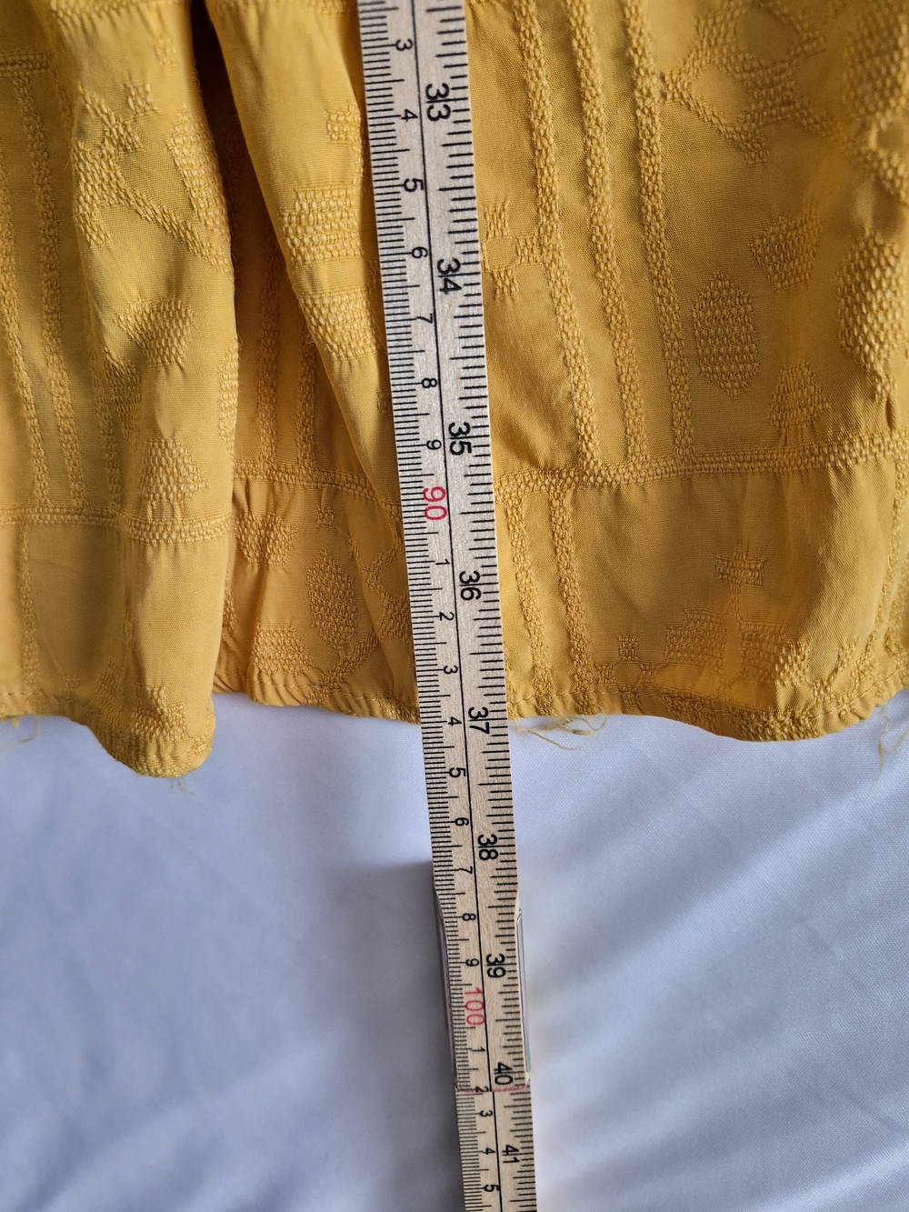 Maeve Anthropologie Mustard Yellow Button-Front Maxi Skirt Size XL - Picture 5 of 10